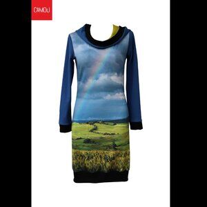 Dress with Hoodie by Hungarian designer CAMOU Size M